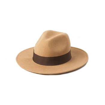 Venda imperdível moda inverno 100% lã australiana feminina senhoras chapéus fedora aba rígida feltro